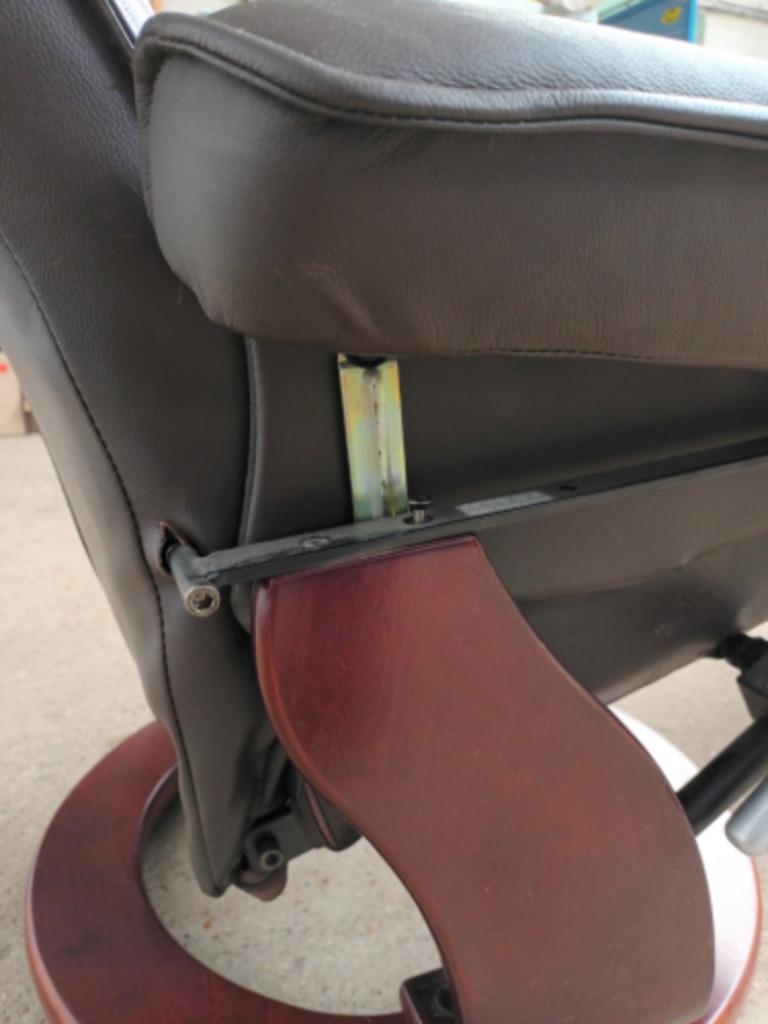 Verstelbare Leren Relaxfauteuil Met Voetenbank image 6