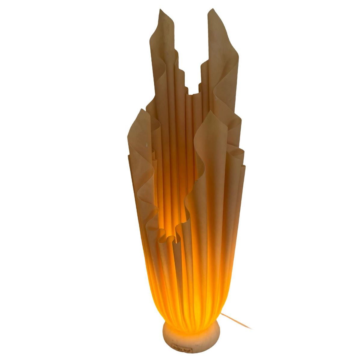 Georgia Jacobs - Table Lamp Model ‘athena’ - Handkerchief Shaped Shade On Large Version(88cm) image 6