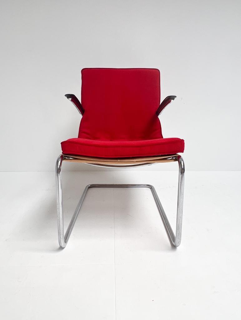 Unieke Vintage Gispen 411 Fauteuil, 1930's image 4