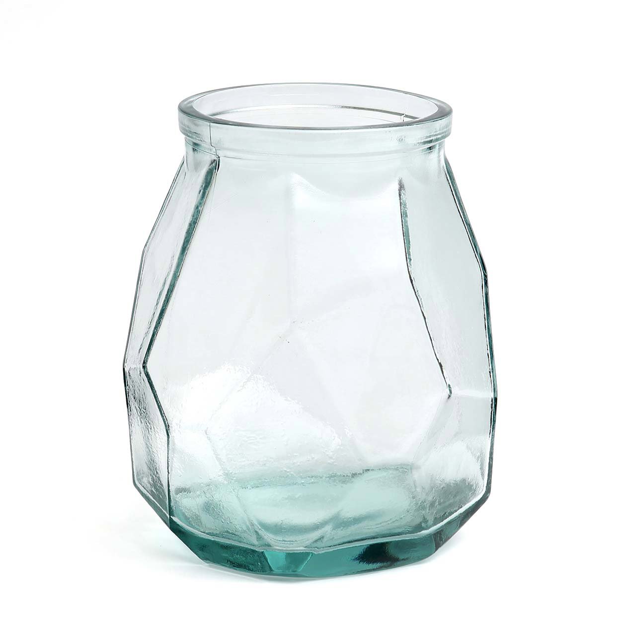 Bazar Bizar | De Wide Origami Vaas - Blauw image 2