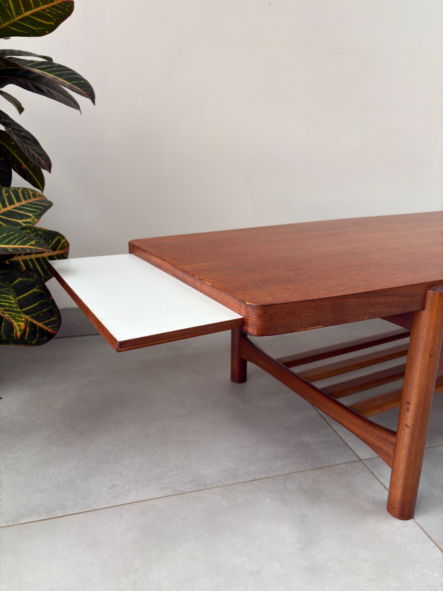 Vintage Uitschuifbare Salontafel Deens Design image 6