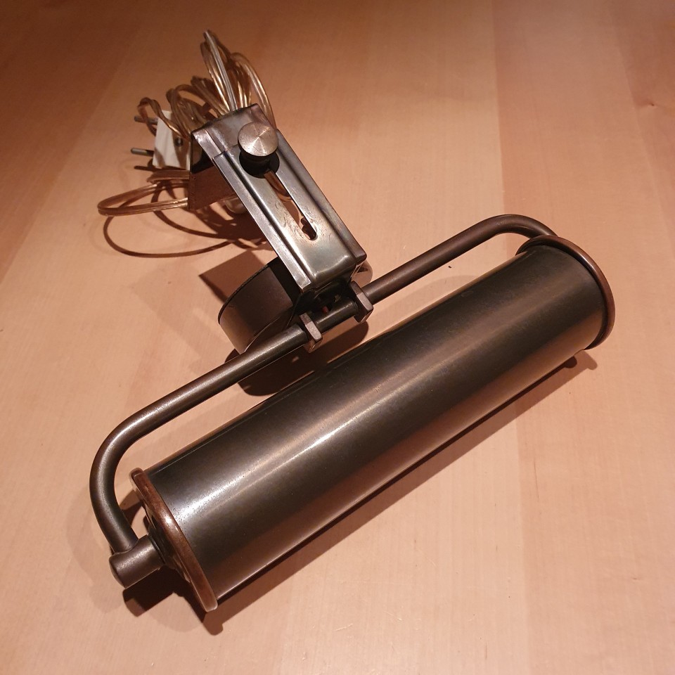 Vintage - Schilderijlampje - Bedlampje - Koper - Jaren '50-"60 image 4