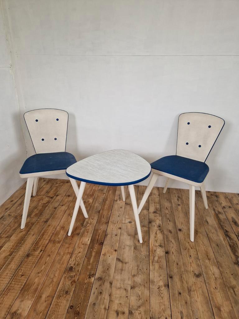 Vintage Stoelen Met Tafeltje. image 2