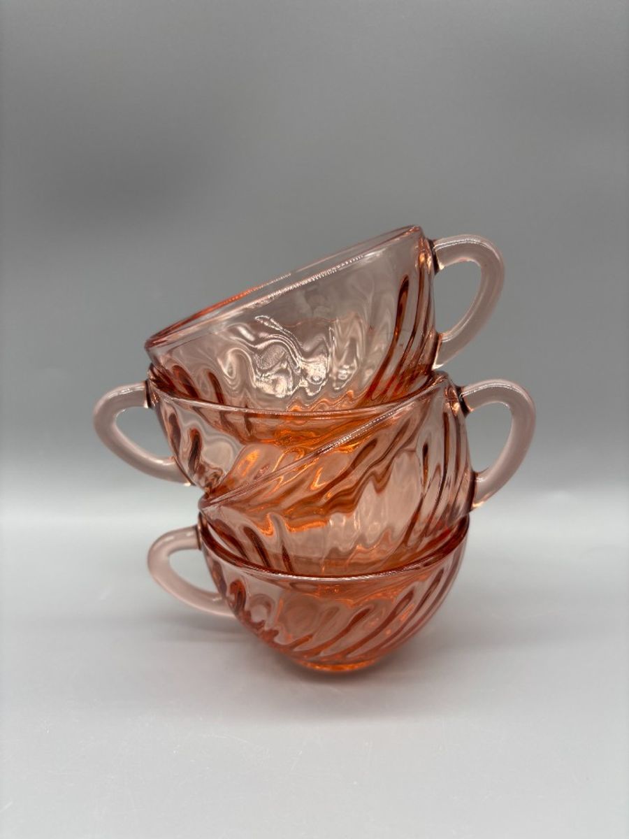 Set Arcoroc Rosaline Kopjes Swirl 4 Stuks image 5