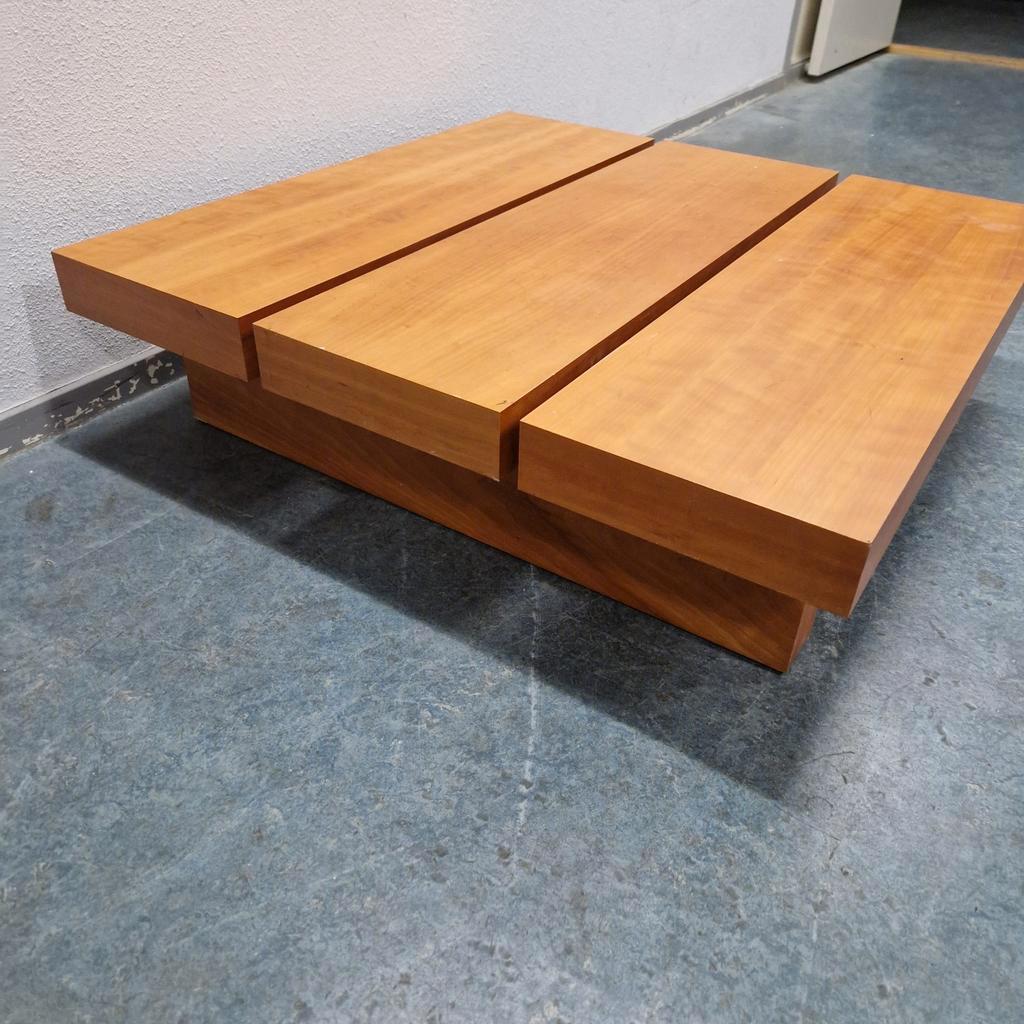90's Vintage Salontafel Coffeetable Japandi Stijl image 4