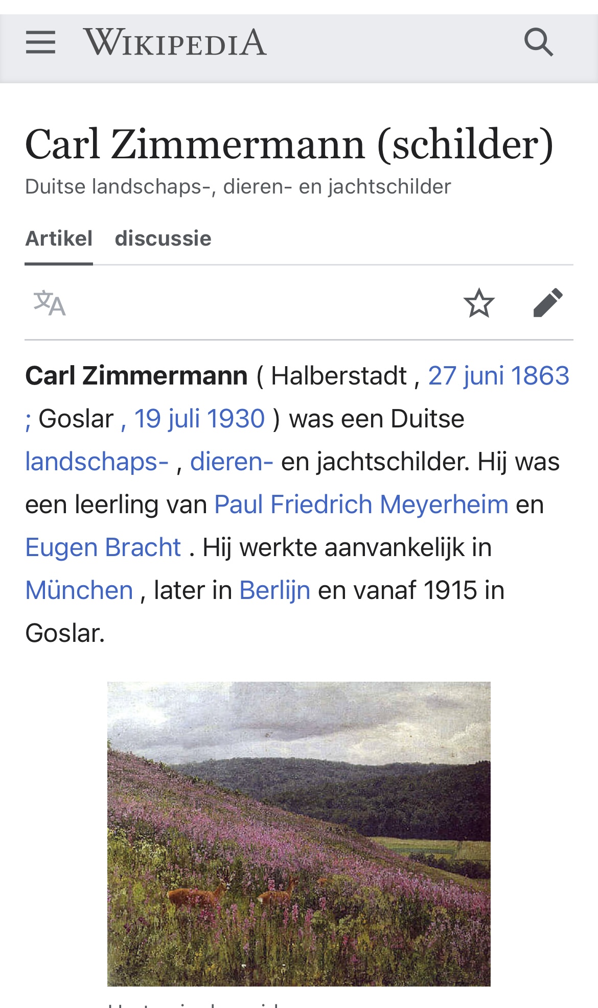 4 Herten In Een Idyllisch Landschap By Carl Zimmermann image 9