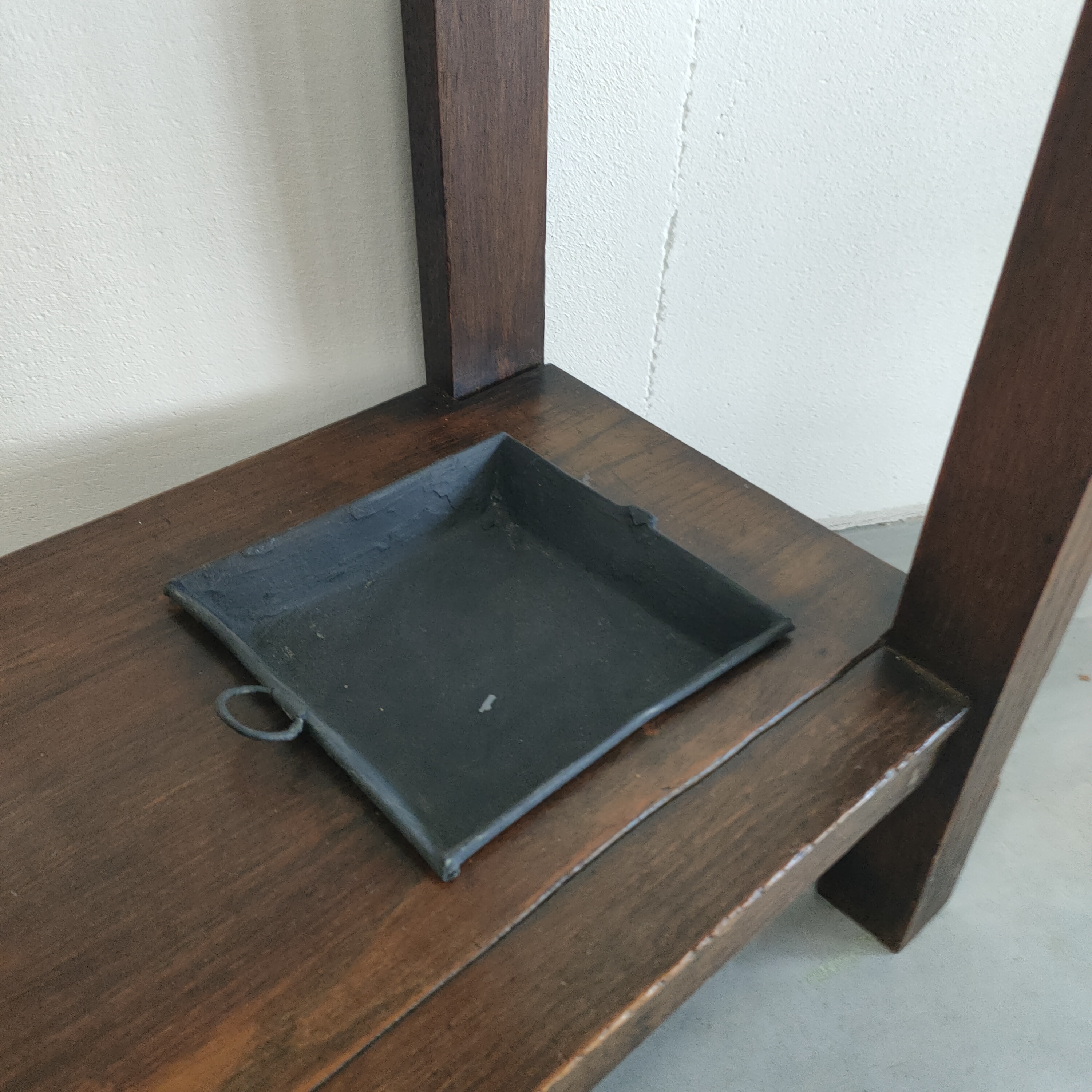 Antieke Arts & Crafts Halmeubel Kapstok (1908) image 17