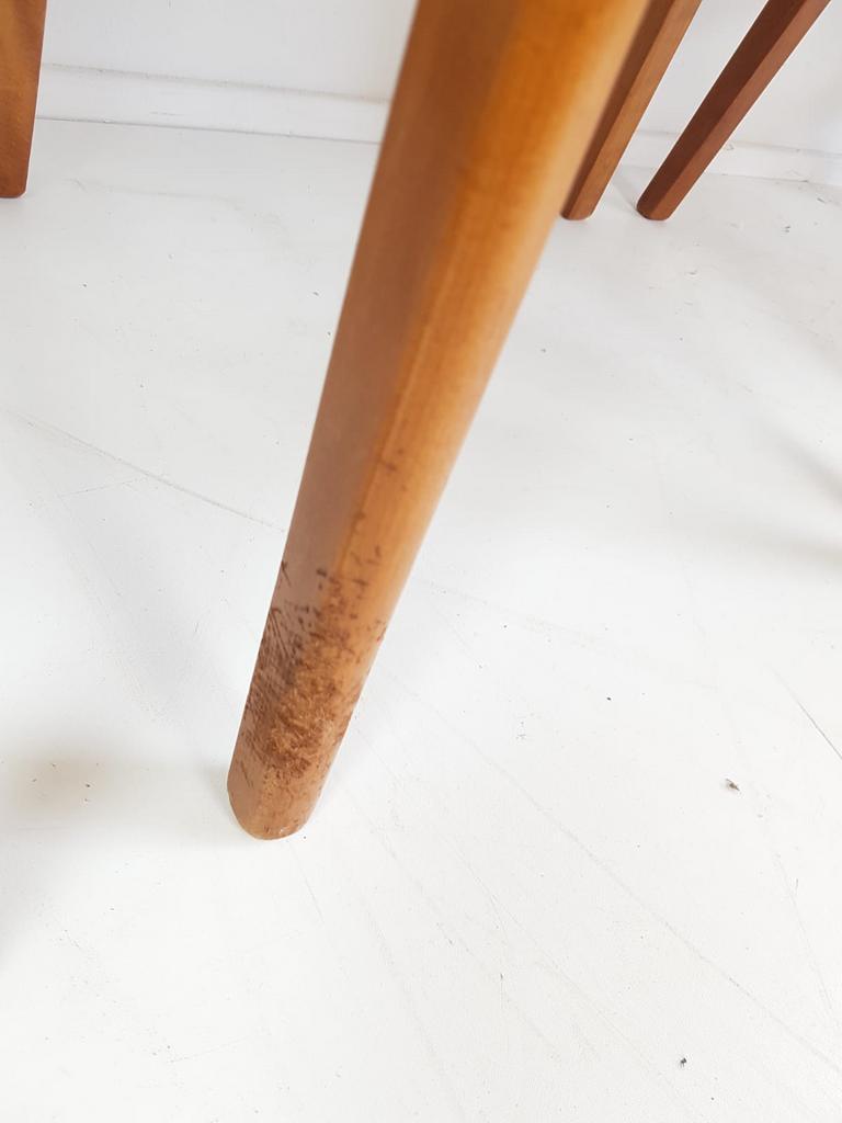 4 Vintage Deense Stoelen | Farstrup Dining Chairs Danish image 8