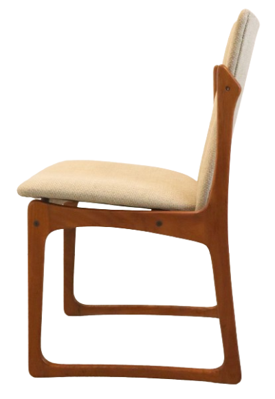 Set 4 Vamdrup Vintage Stoelen Deens Reupholstered image 5