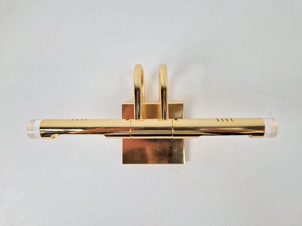 Regency Lumina Messing Acrylic Schilderijlamp Kastlamp ‘80 image 17