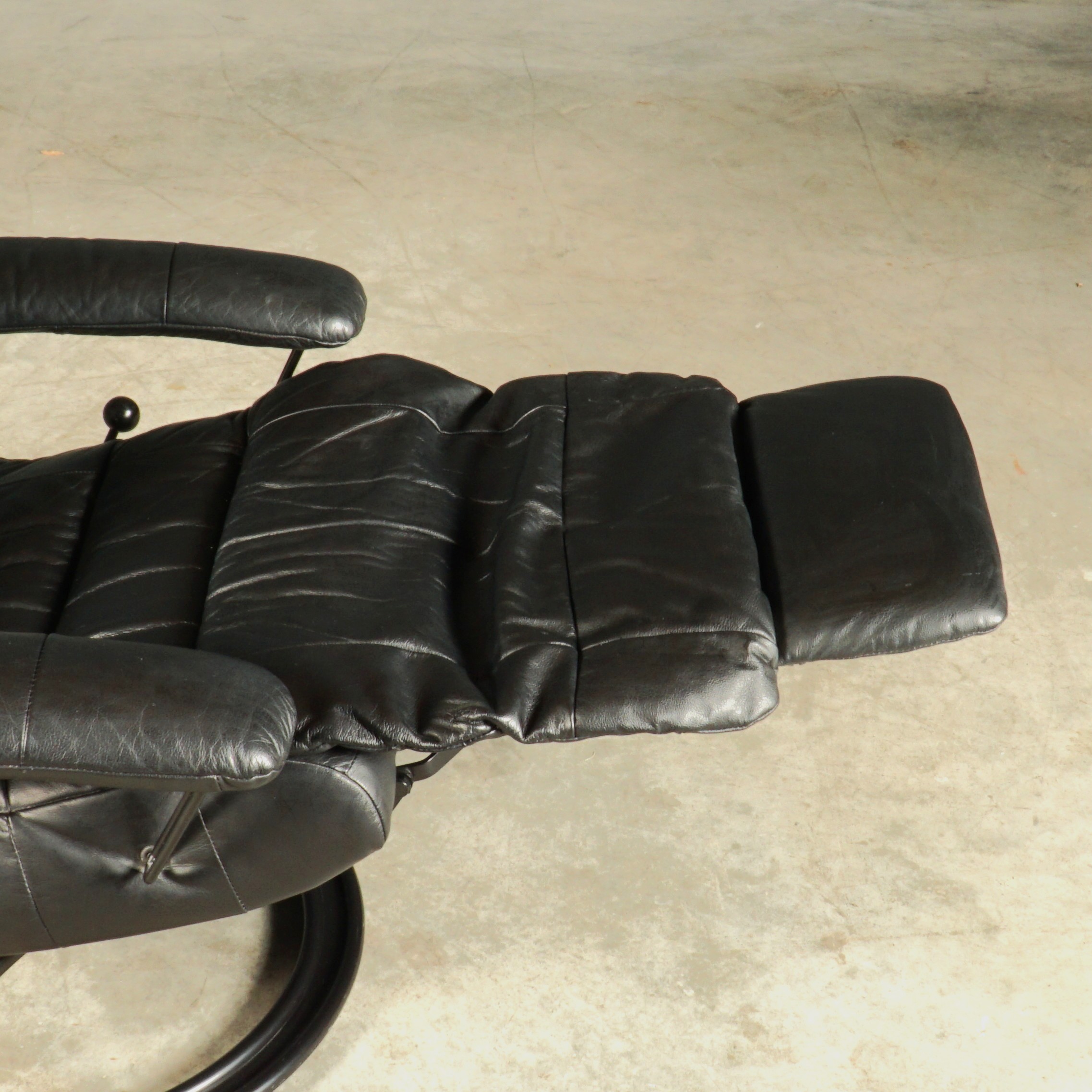 Vintage Draaifauteuil Met Voetsteun – Recliner – Jaren 80 image 19