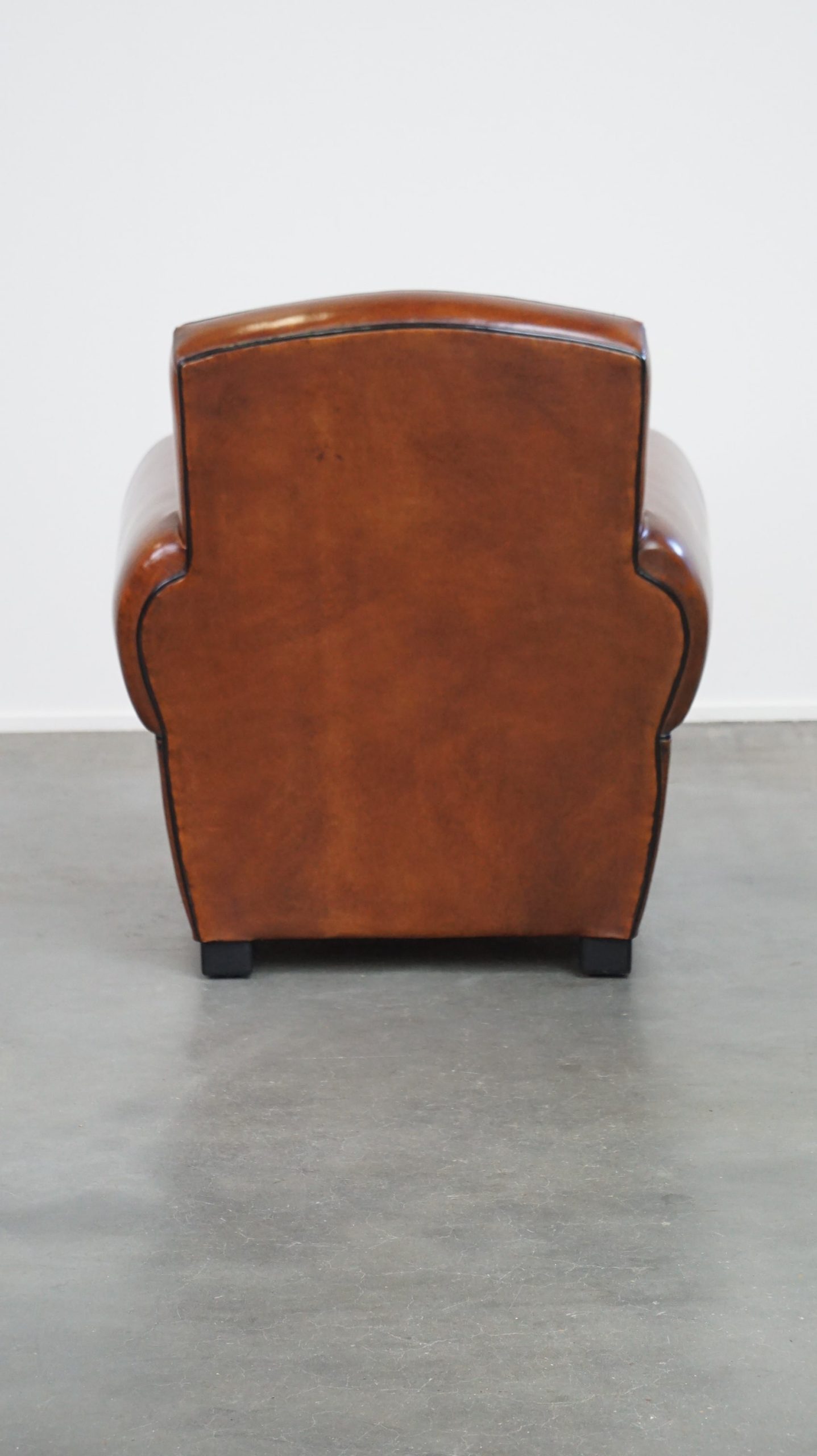 In Zeer Mooie Staat Verkerende Schapenleren Design Fauteuil/ Armchair image 5
