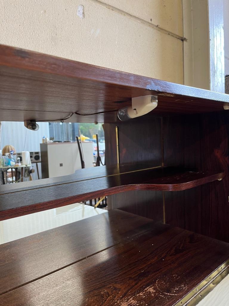 Vintage Houten Kast / Retro Barkast / Vitrine image 8