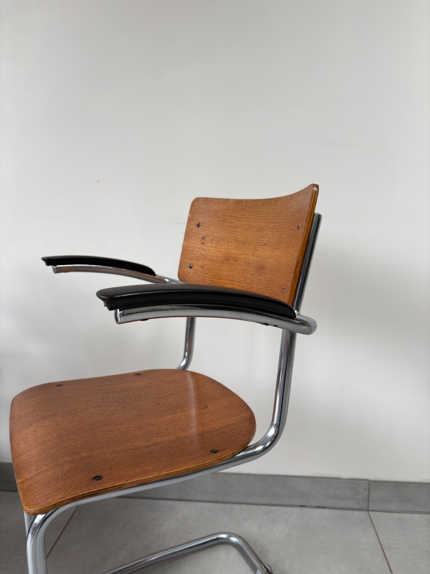 Vintage Buisstoel Bauhaus Stijl image 6