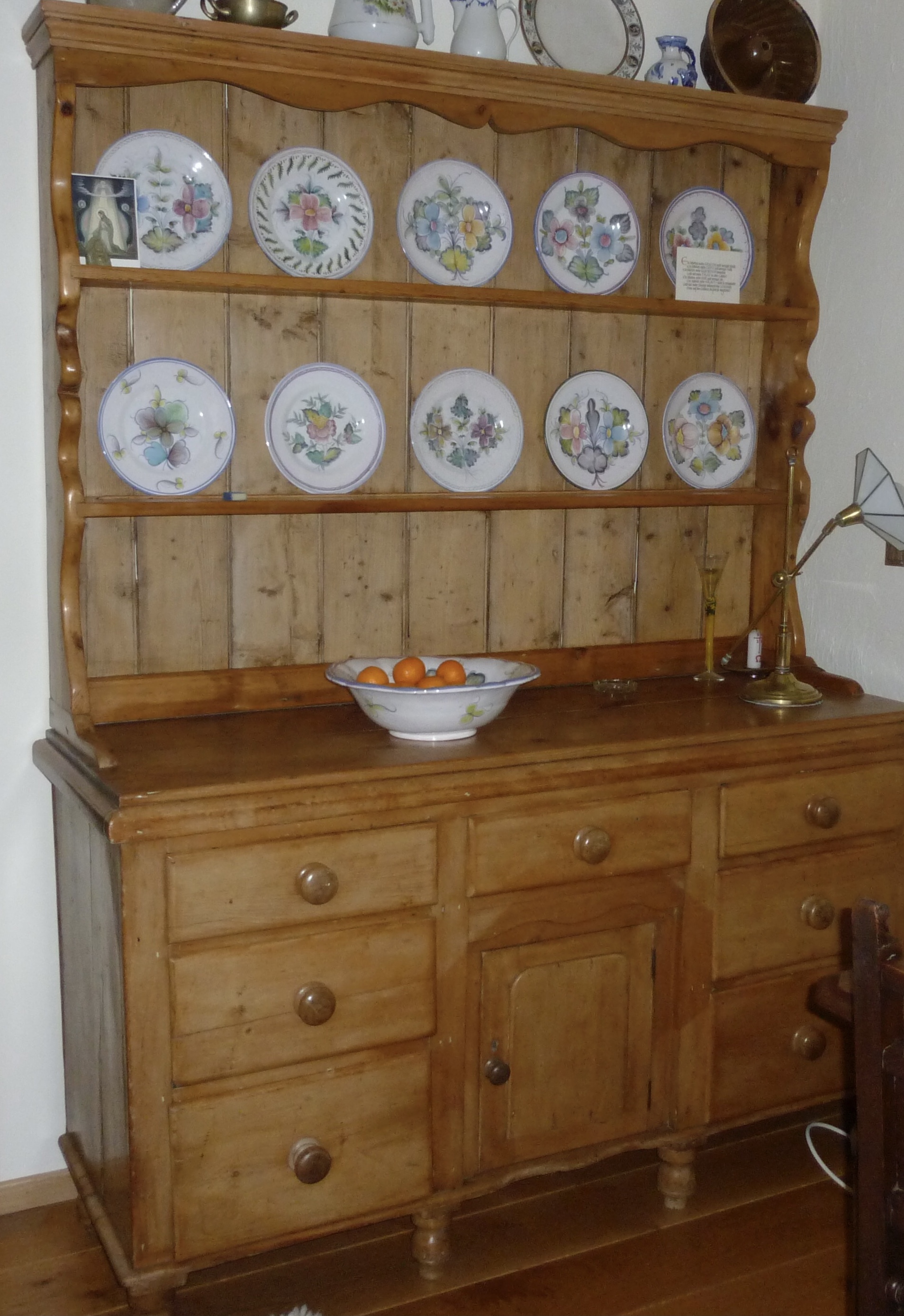 Antieke Engelse Buffetkast – Victoriaanse Tijd – Grenenhout image 6