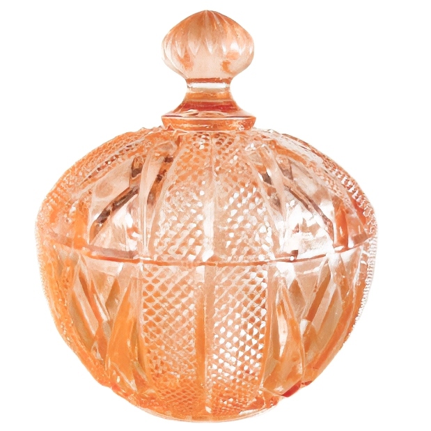 Artdeco Rosaline Kristallen Sieradendoos Roze 1930’s image 2