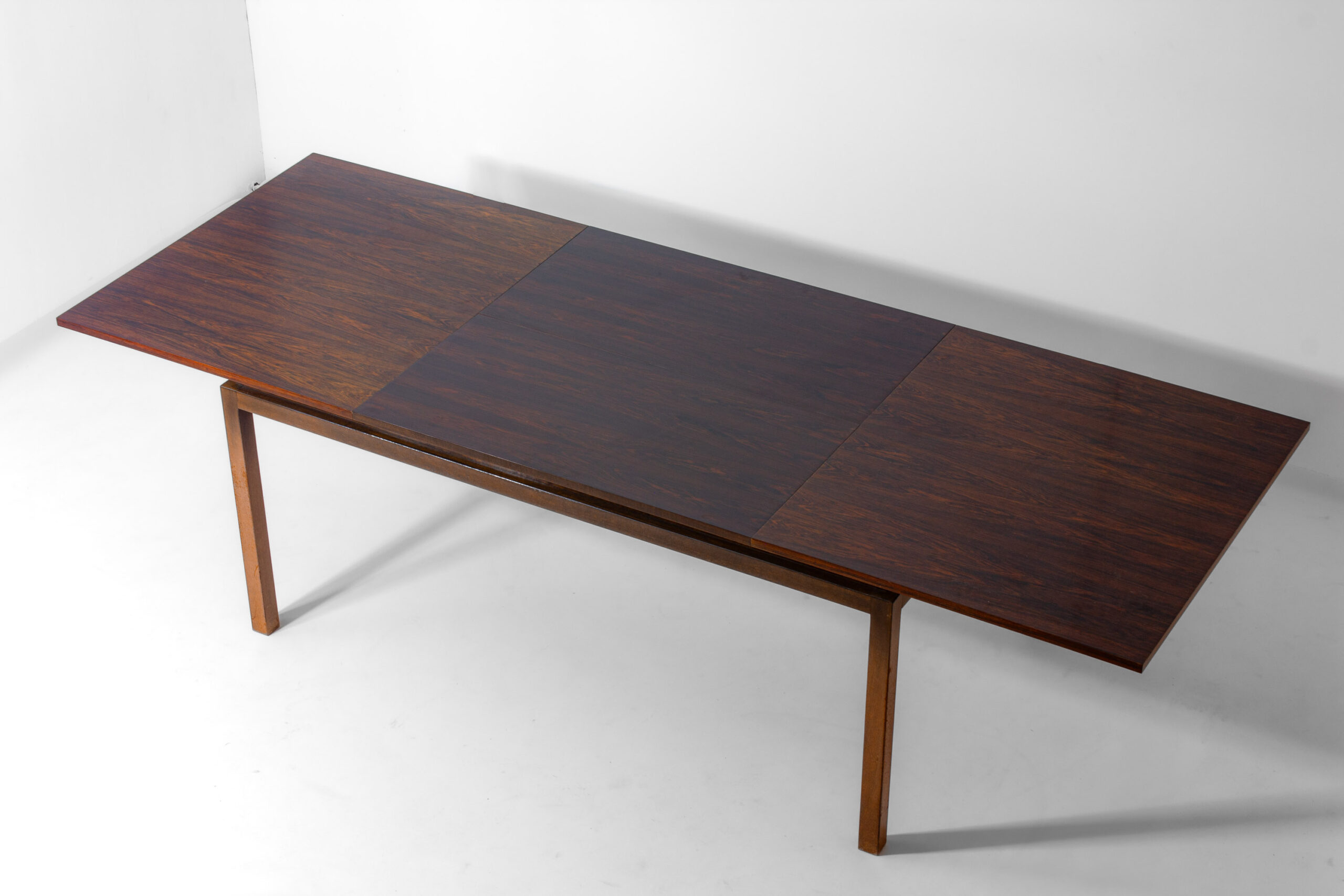 Mid-century Palissander Minimalistische Uittrekbare Eettafel Van Alfred Hendrickx, 1960 image 2