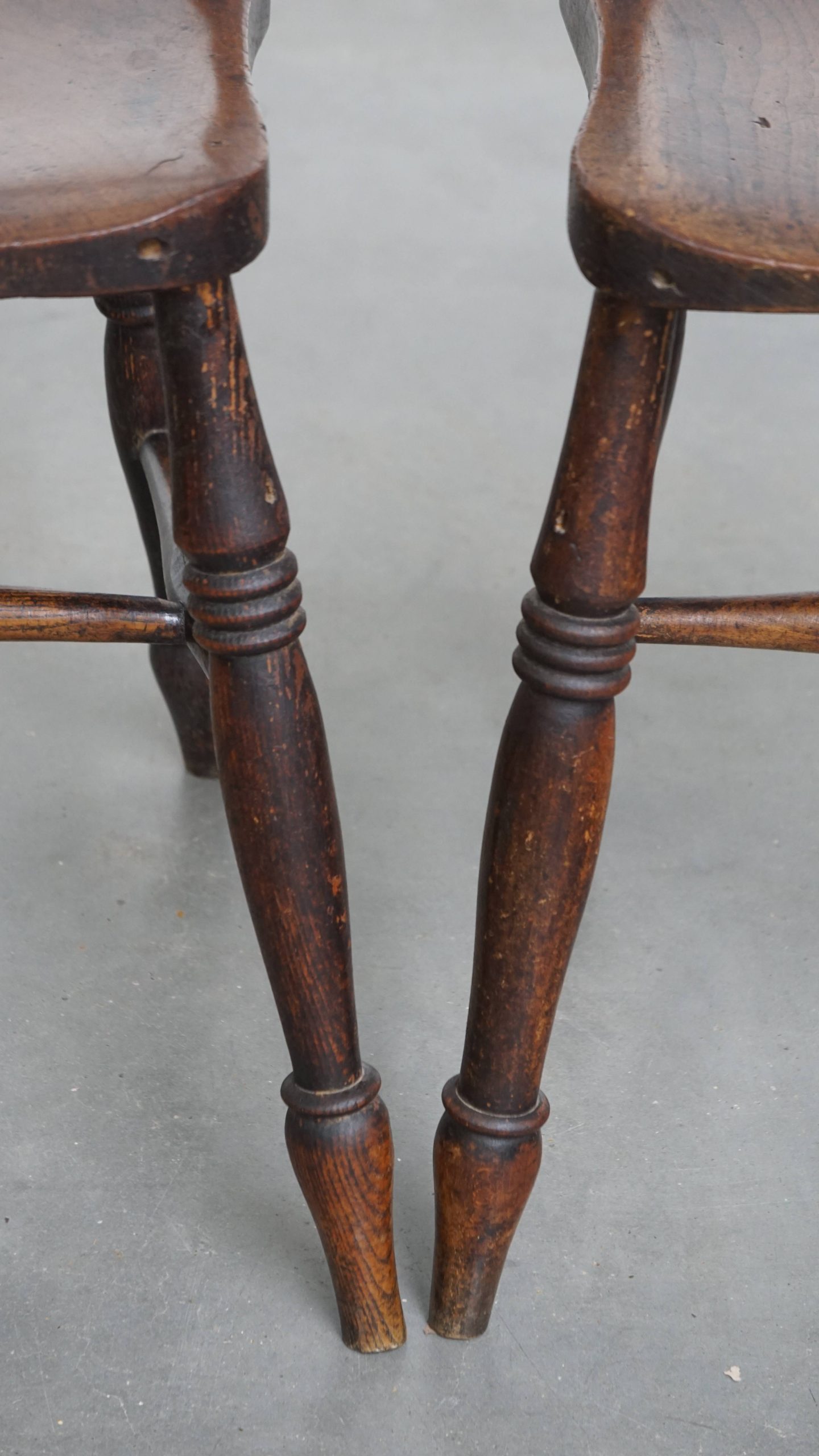 Tijdloze Elegante Set Van 10 Antieke Engelse Oxford Eetkamer/ Keuken Stoelen image 11