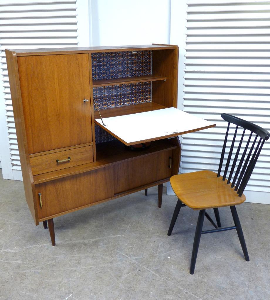 Prachtige Midcentury Retro Vintage Highboard Kastje image 3