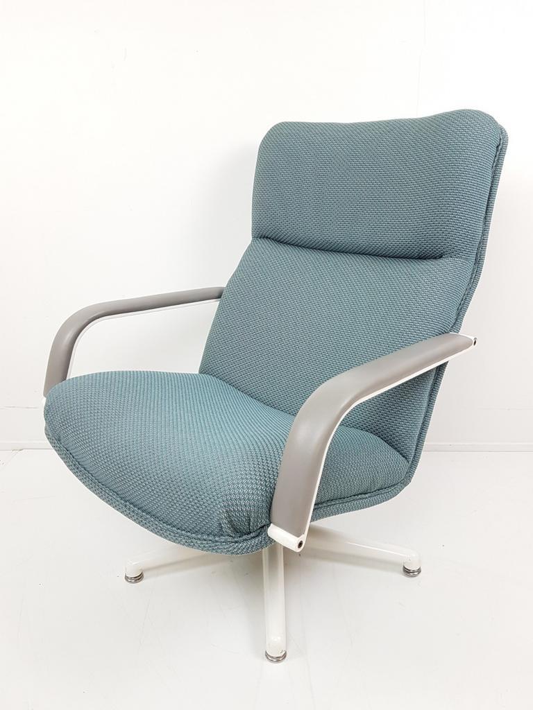 Vintage Artifort Fauteuil | De Ploeg Stof Grape | Stervoet image 6