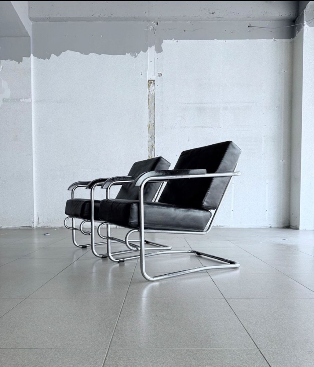 2x Vintage Lounge Chair By Enrico Prampolini For Cova Milano image 12