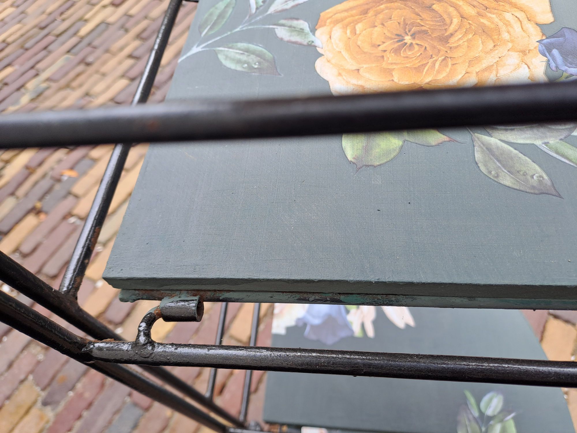 Etagiere - Plantentafel - Hoekkast - Groen-bloemen image 9