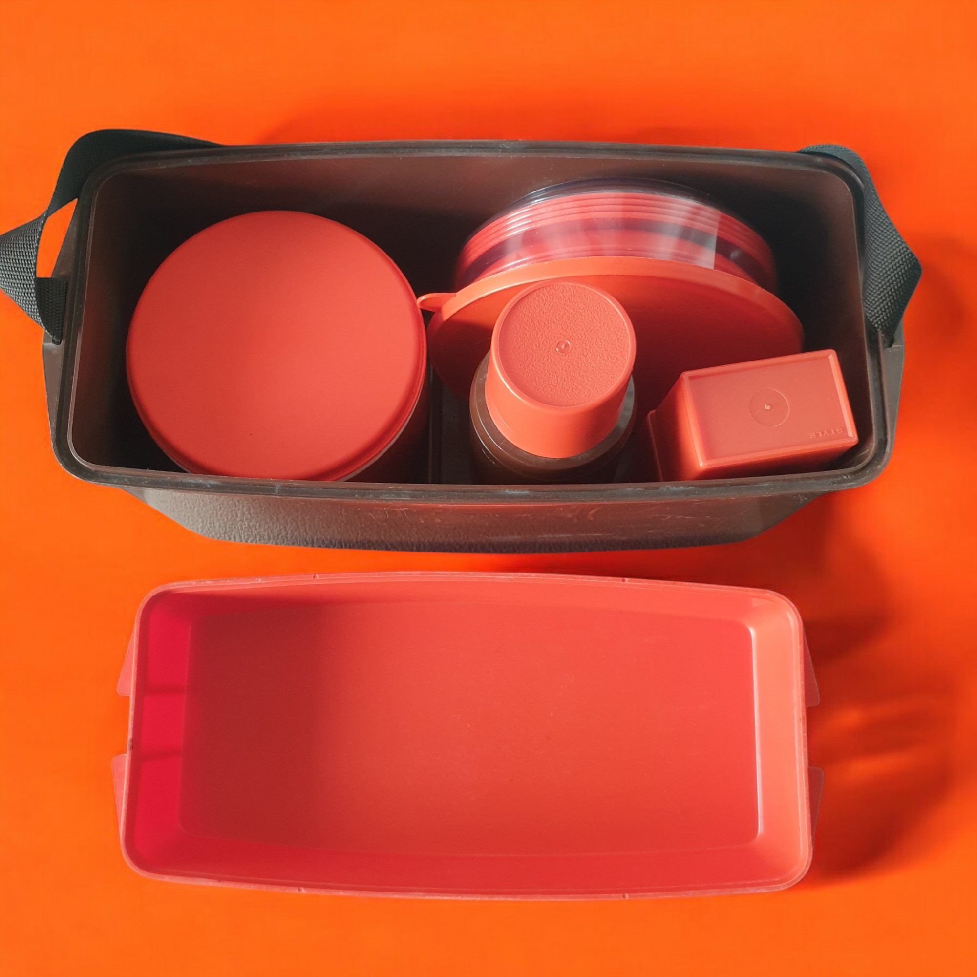 Retro Picknickset Safari Style Oranje Bruin Voor Vw T2? image 8