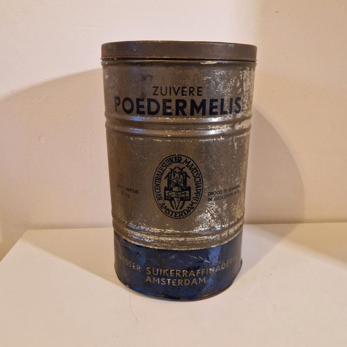 Groot Blik Amsterdam Wester Suiker Raffinaderij Poedermelis image 2