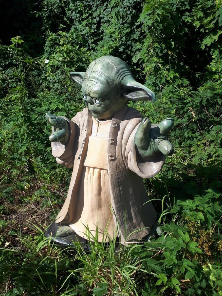 Xxl Yoda Beeld Van Fiberglass Of Kunststof Star Warsstarwars image 9