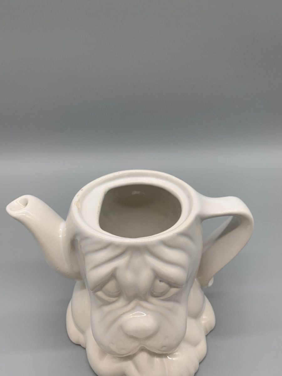 Vintage Theepot Droopy Dog Wit image 3