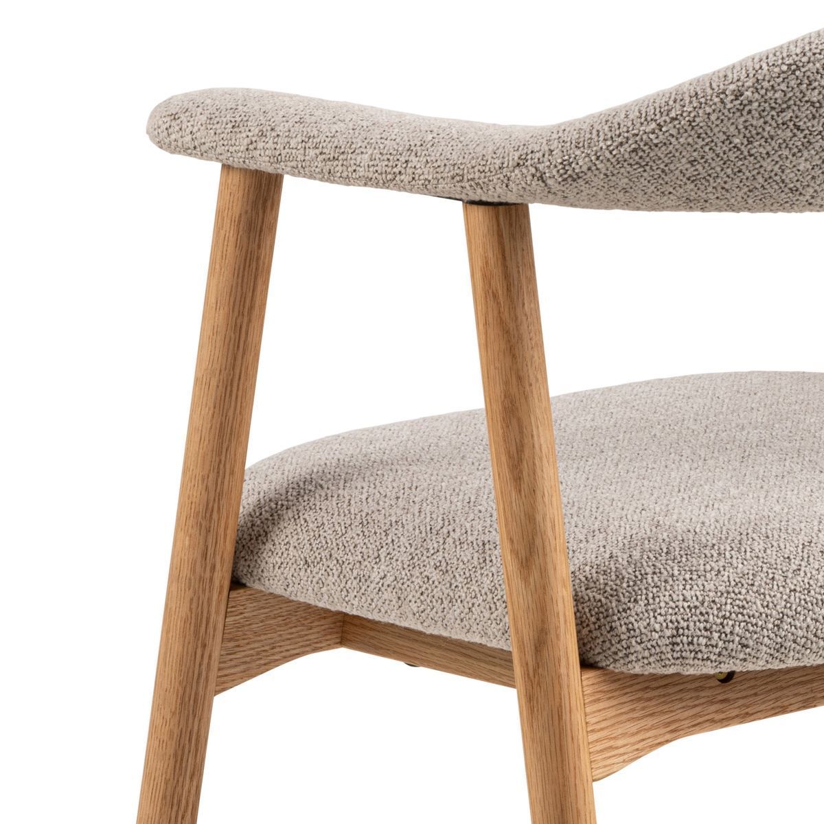 Joren Eetkamerstoel - Set Van 2 - Beige Bouclé image 9