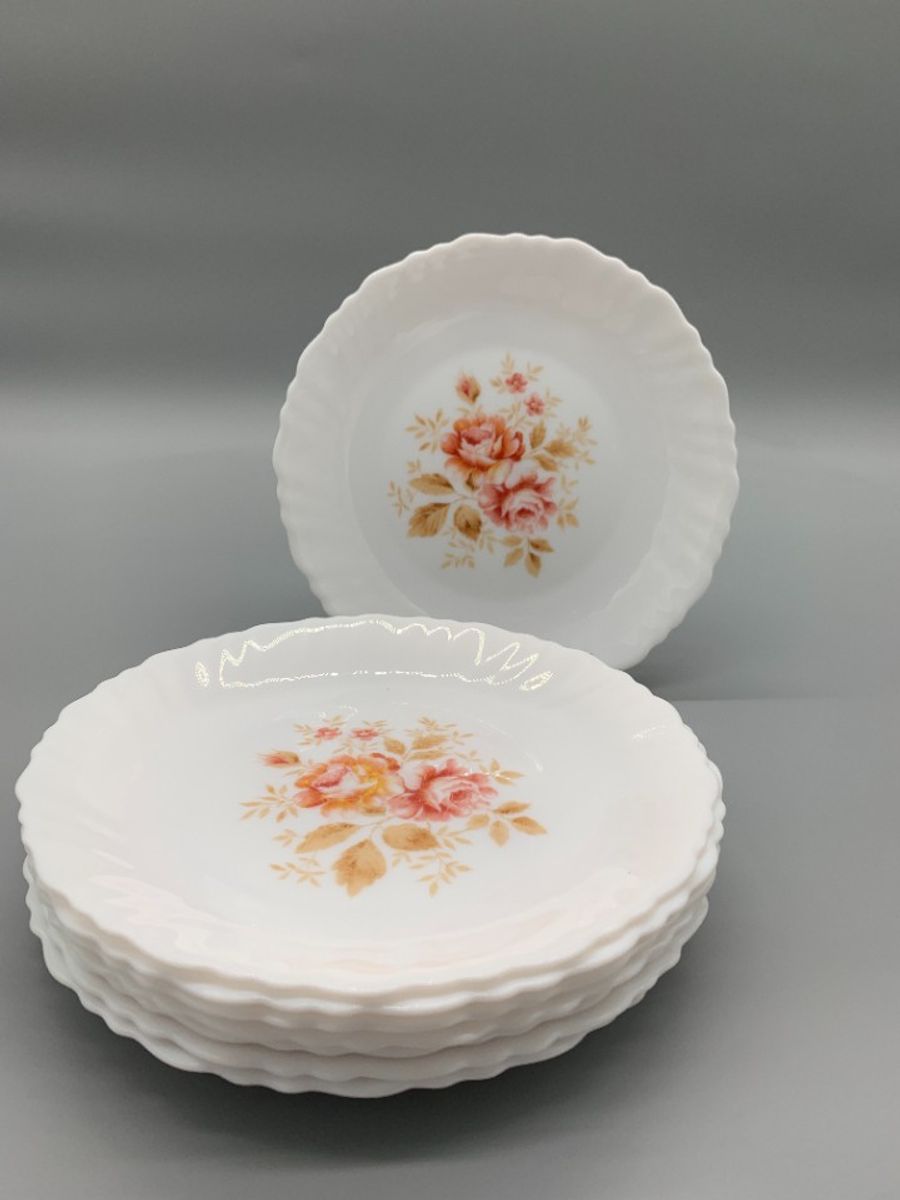 Set Arcopal Ontbijtbordjes Rose 8 Stuks image 3