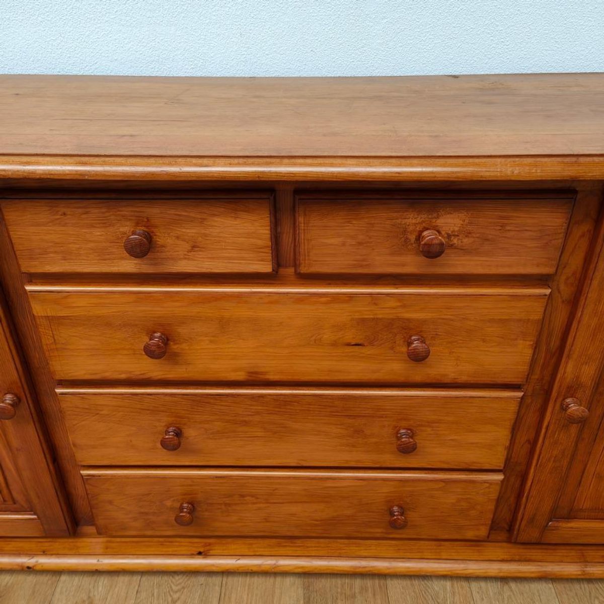 Vintage Landelijk Grenenhout Dressoir Buffetkast Ladekast image 14