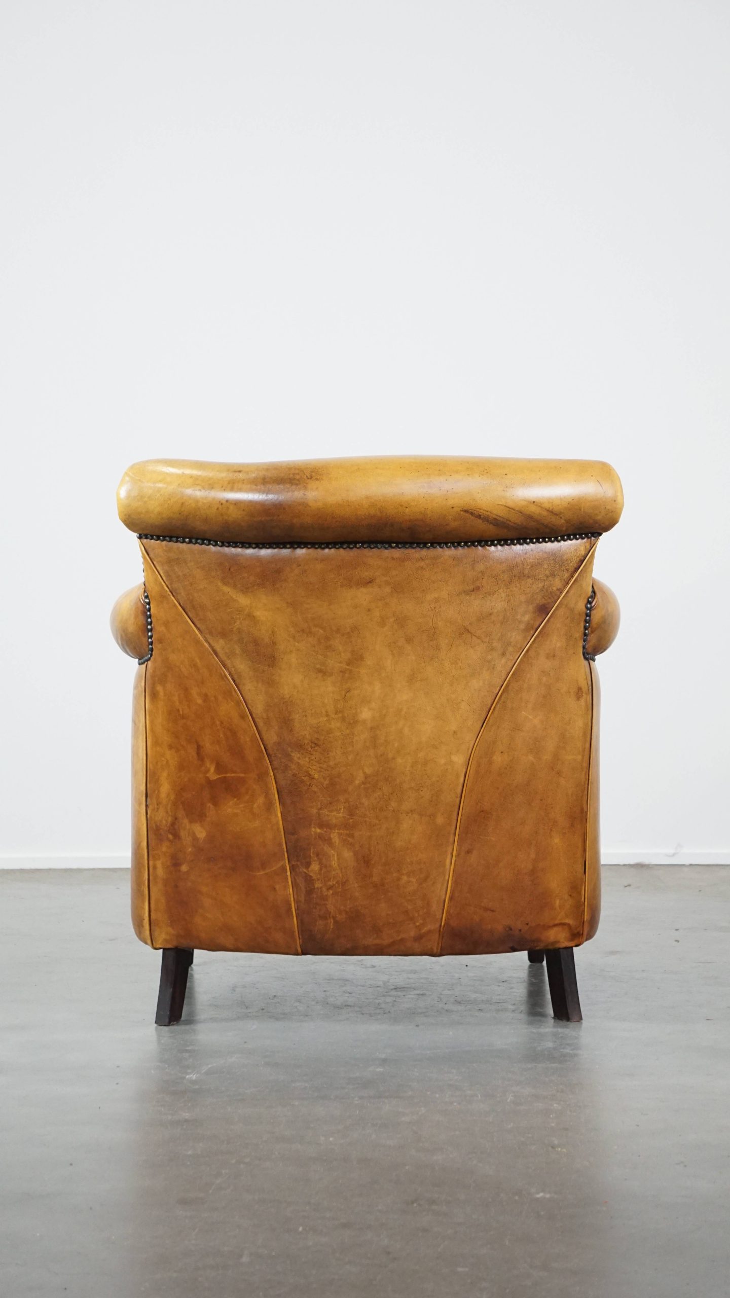 Gezellige, Comfortabele Rundleren Fauteuil/armchair In Een Unieke Kleur image 5