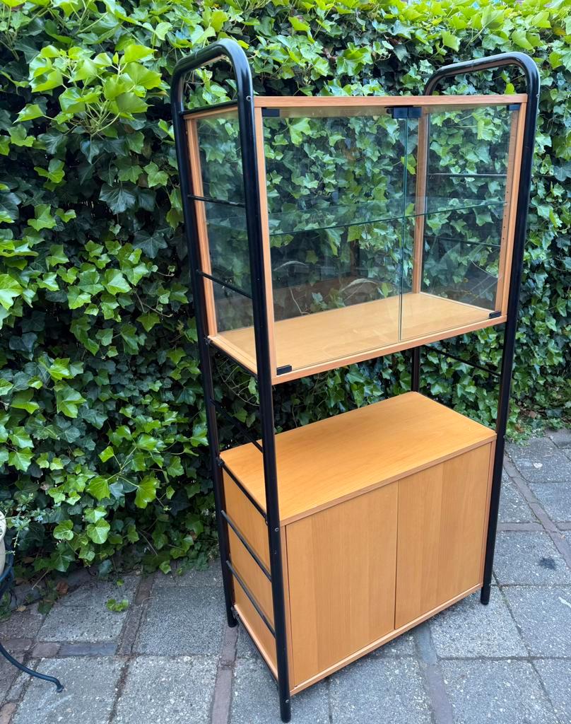 Vintage IKEA Niklas Wandmeubel Vitrinekast Jaren 80 image 5