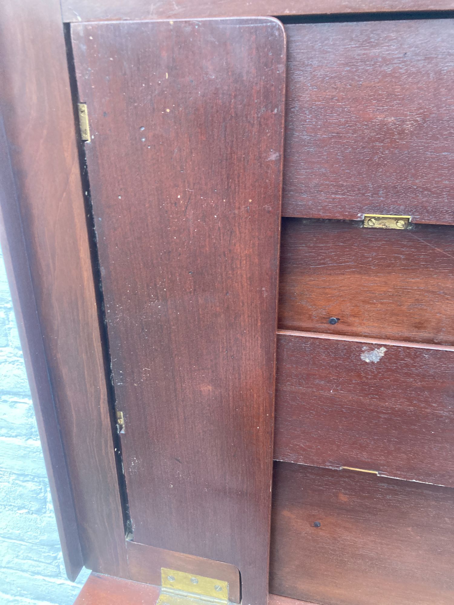 Antiek Mahonie Dressoir, En Opengeklapt Een Mooi Antiek Klapbufet image 13