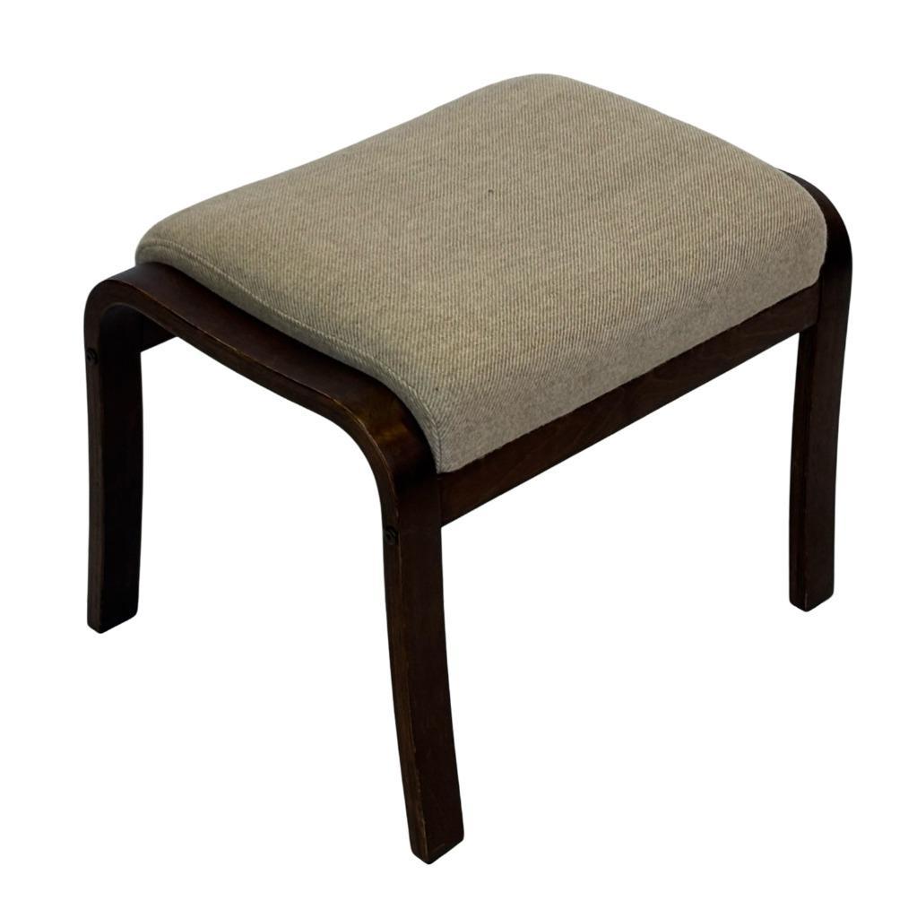 Vintage Voetenbankje Retro Poef Deense Poef Westnofa Design image 22
