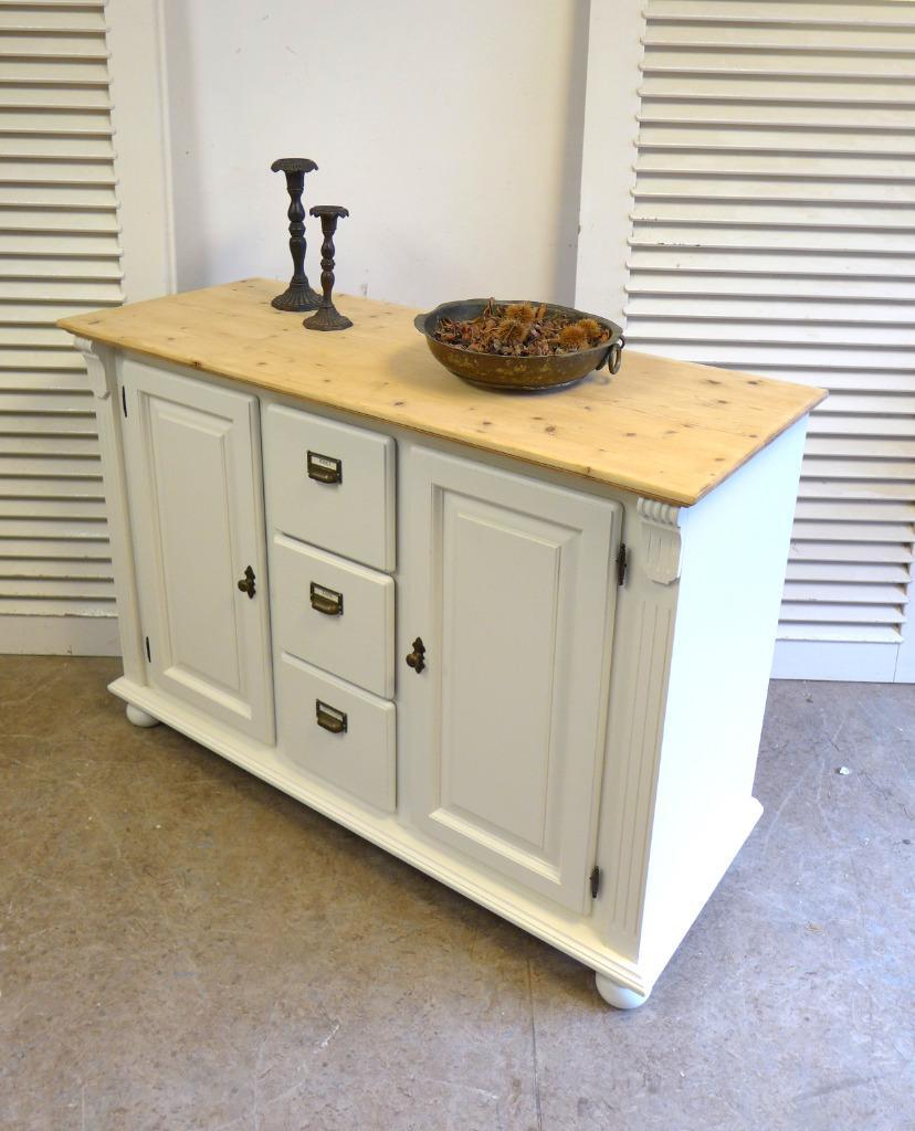 Prachtig Wit Landelijk Dressoir 135 Cm image 8