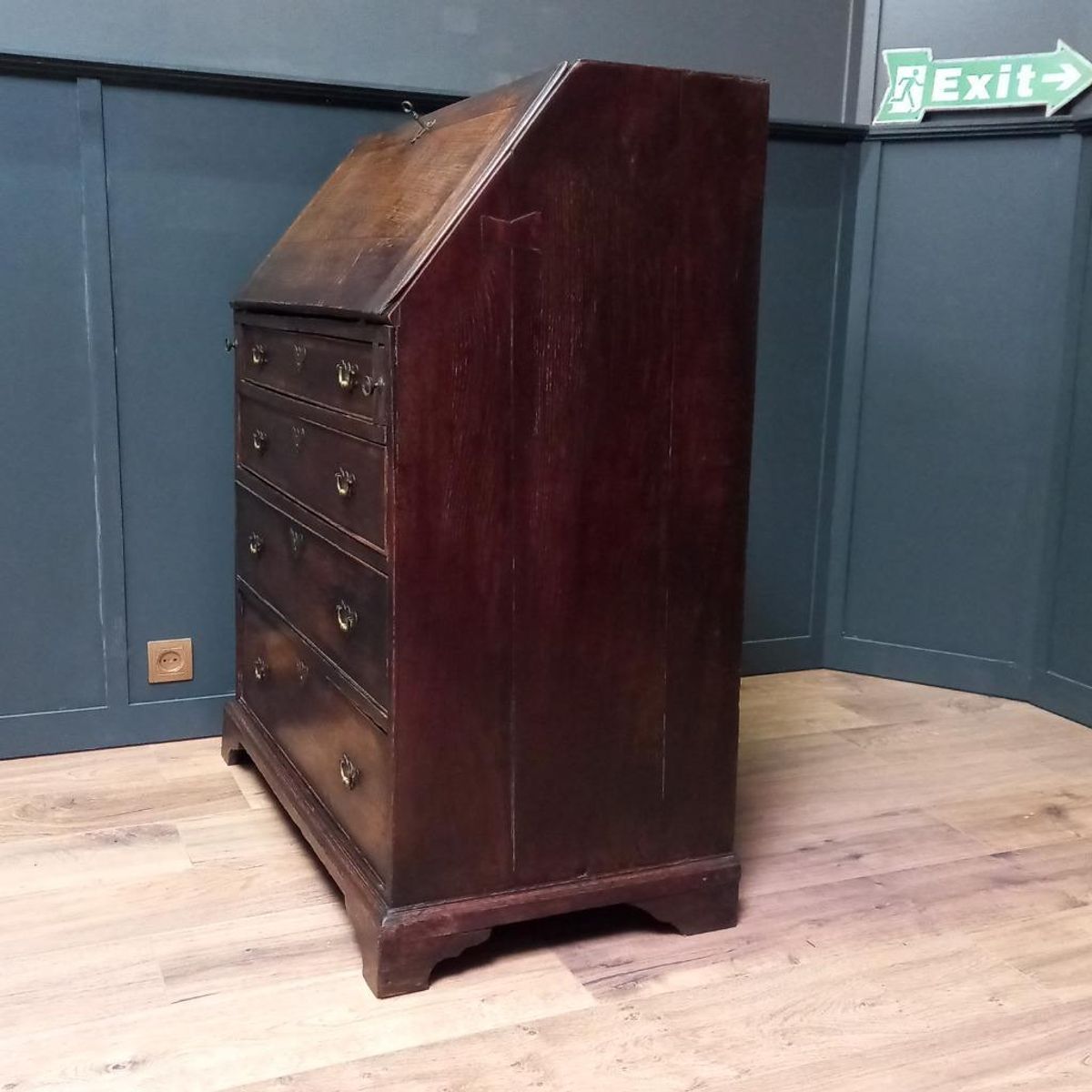 Antieke Engelse Secretaire image 15