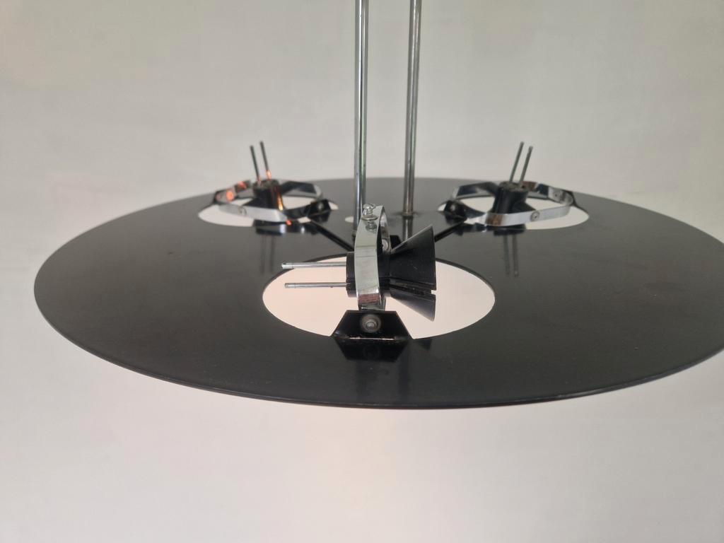Zeldzame Dijkstra Postmoderne Vintage Triple Spot Lamp. image 11