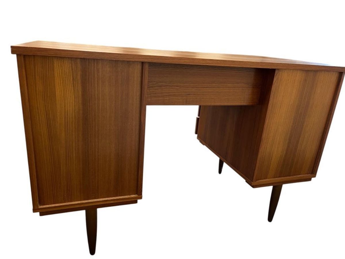 Vintage Houten Bureau / Schrijftafel image 17