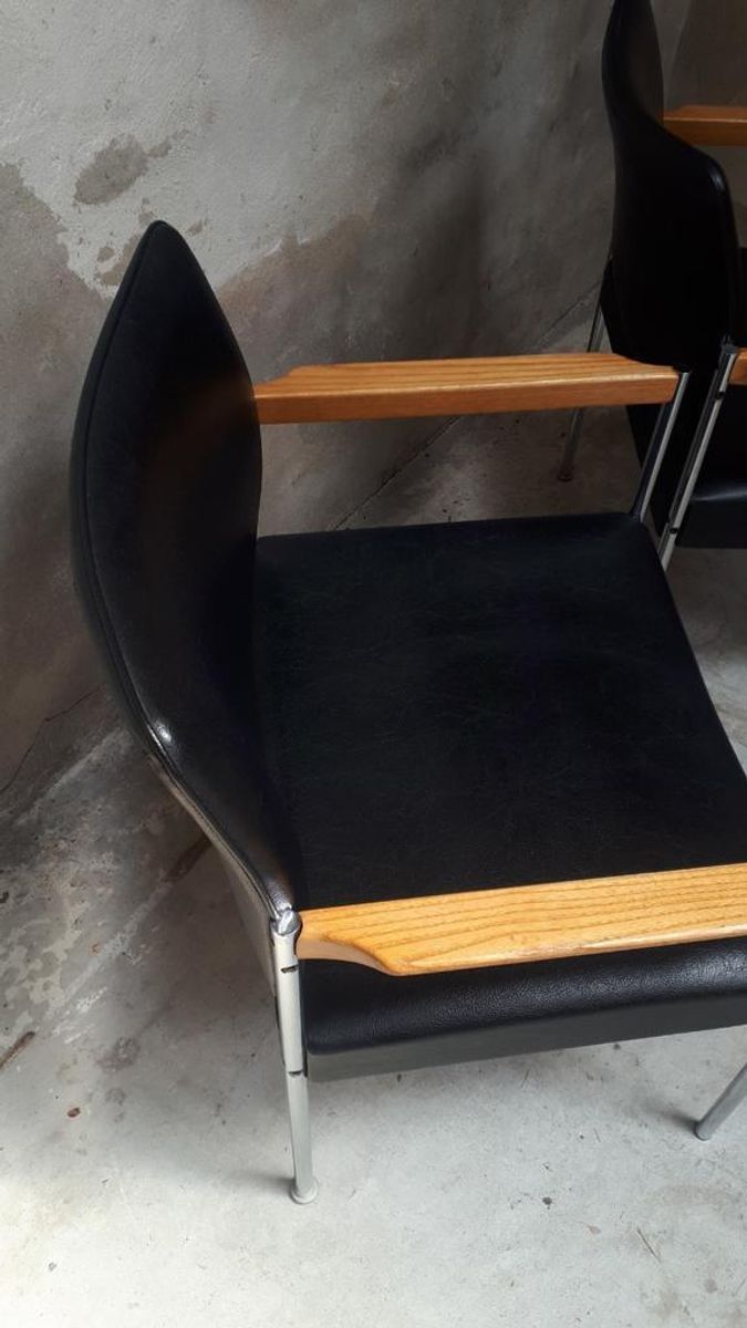 Set Van 2 Vintage Fauteuils Thereca Bauhaus Stijl Fauteuils image 6