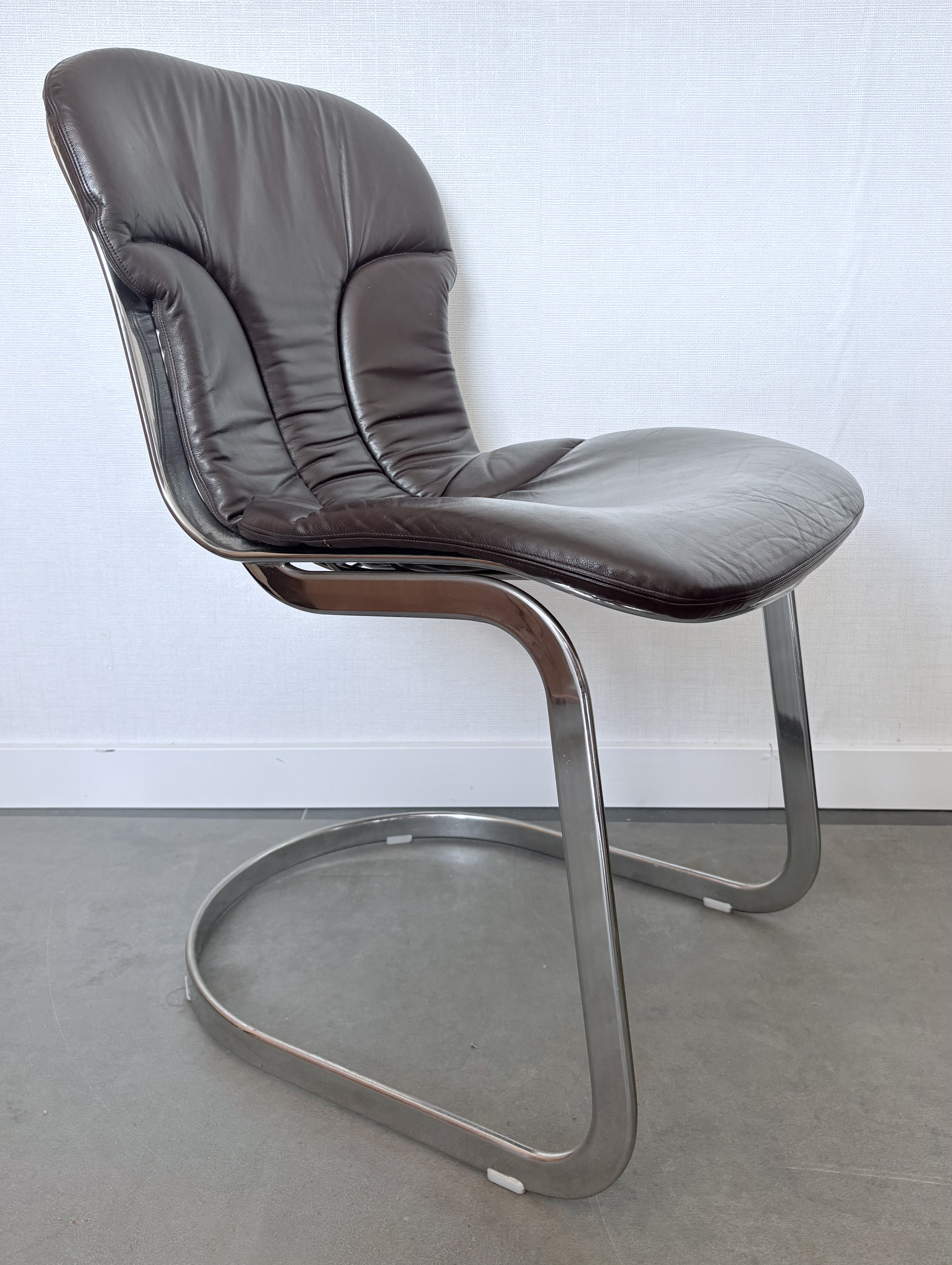 Set Design C2 Stoelen Van Willy Rizzo Voor Cidue Italy image 3