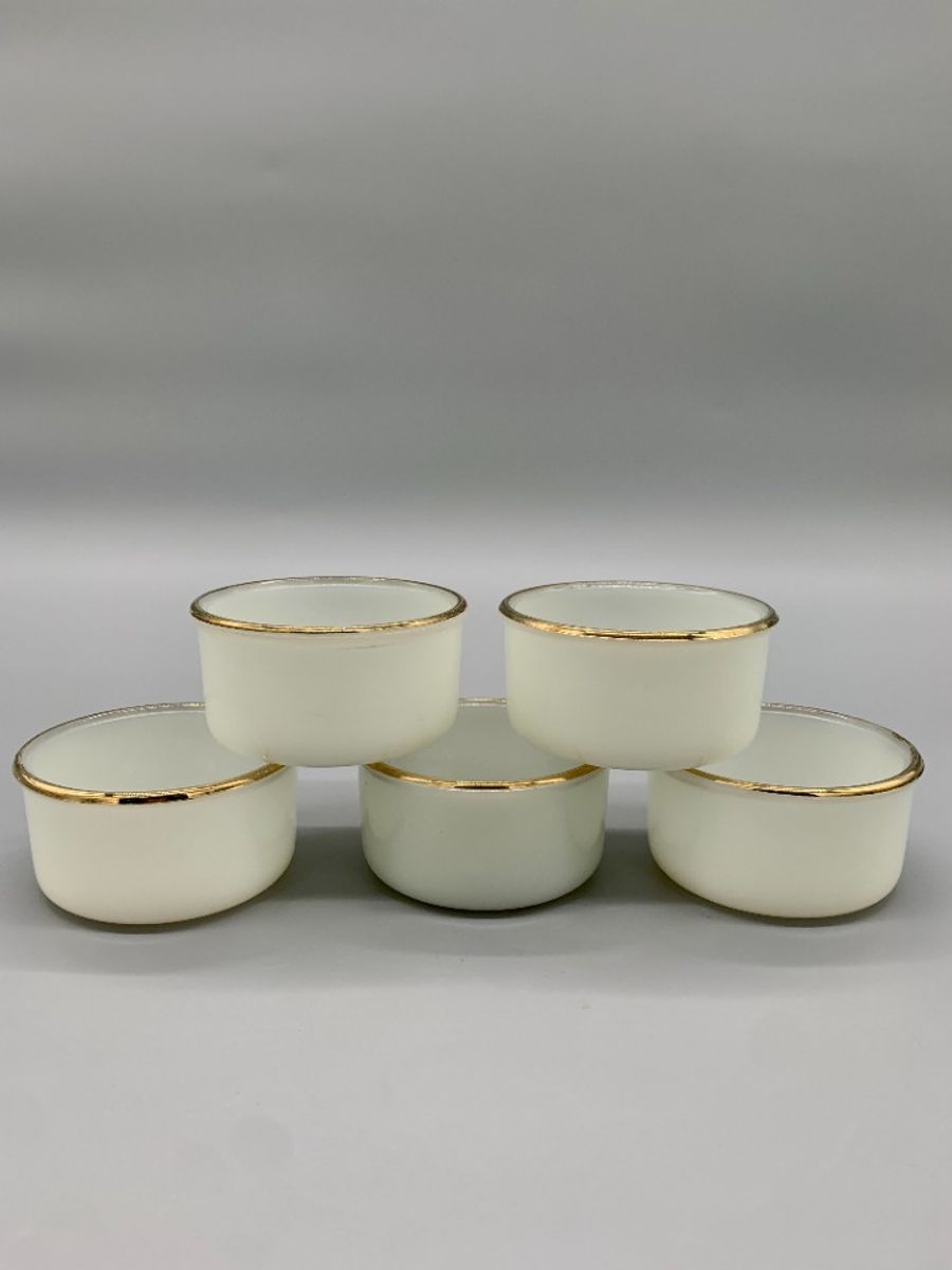 Set Arcopal Arlequin Cups Crème/goud 5 Stuks image 6