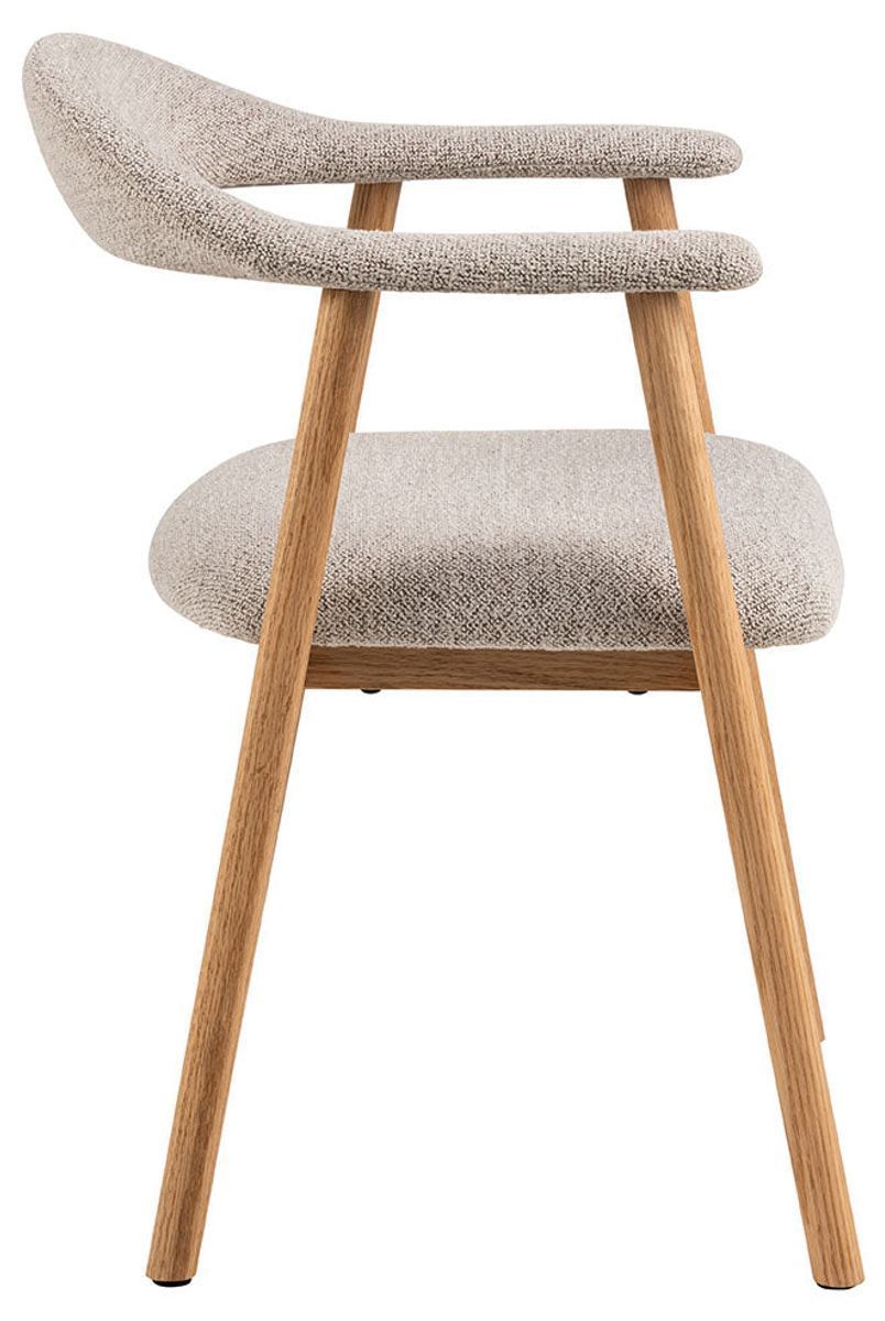 Joren Eetkamerstoel - Set Van 2 - Beige Bouclé image 5