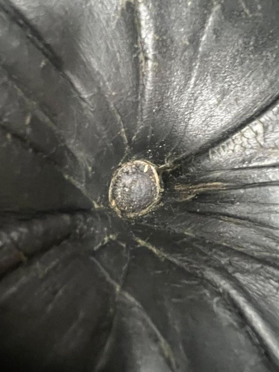 Vintage Chesterfield Fauteuil / Schommelstoel / Loungestoel image 14
