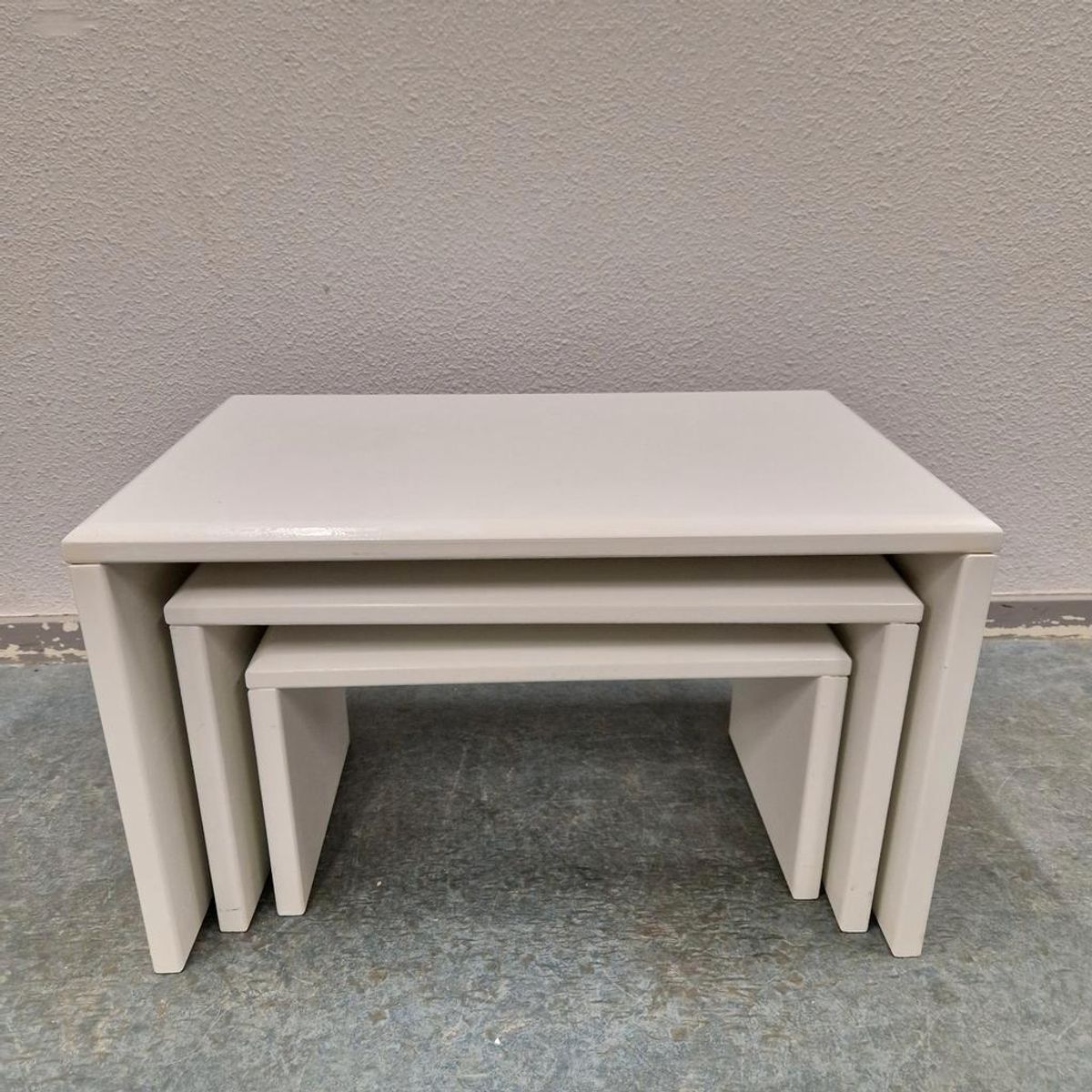 70's Vintage Salontafel Mimiset Jaren 70 Bijzettafel Set image 9