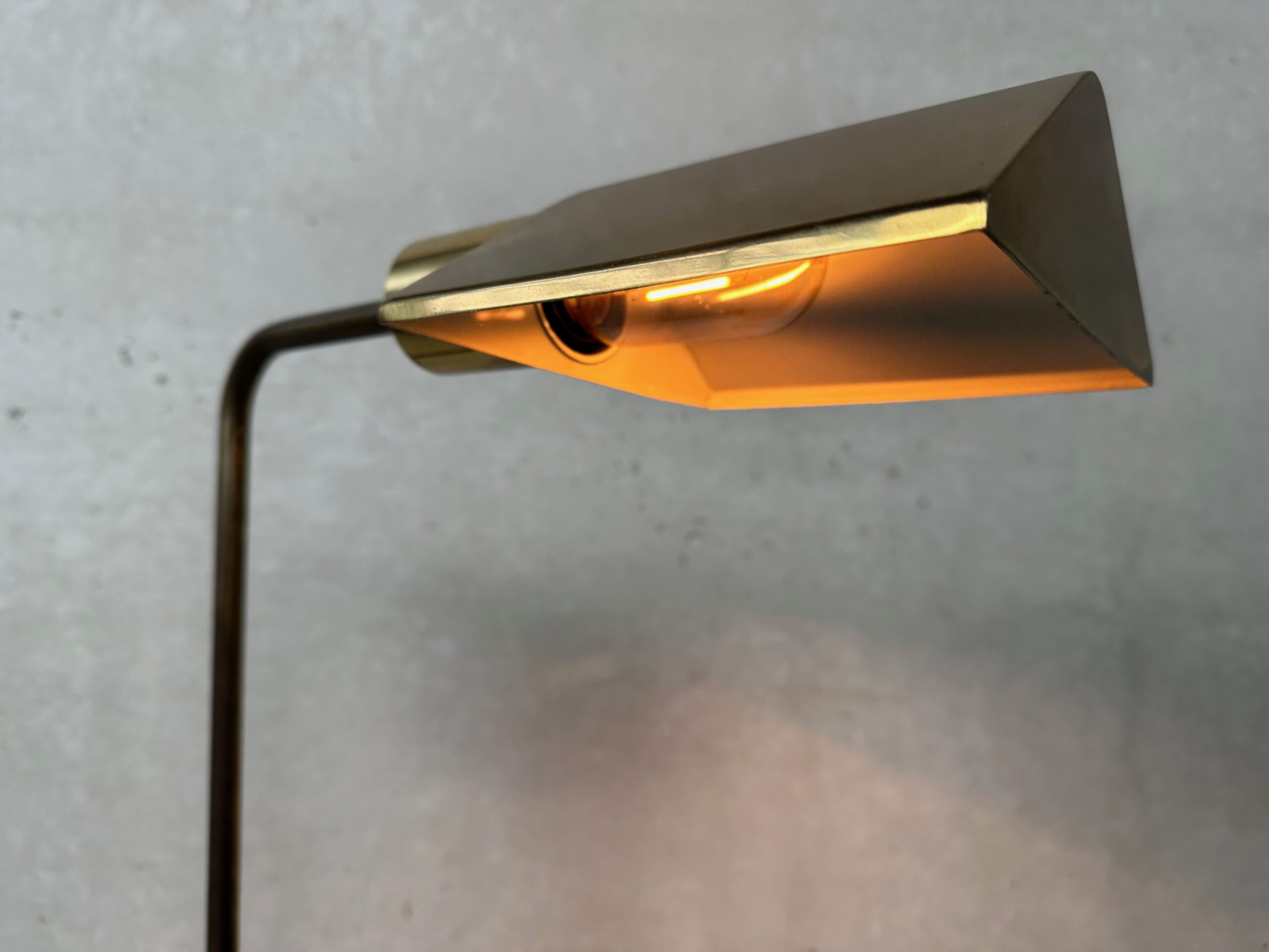 Vintage Messing Leeslamp / Vloerlamp image 9