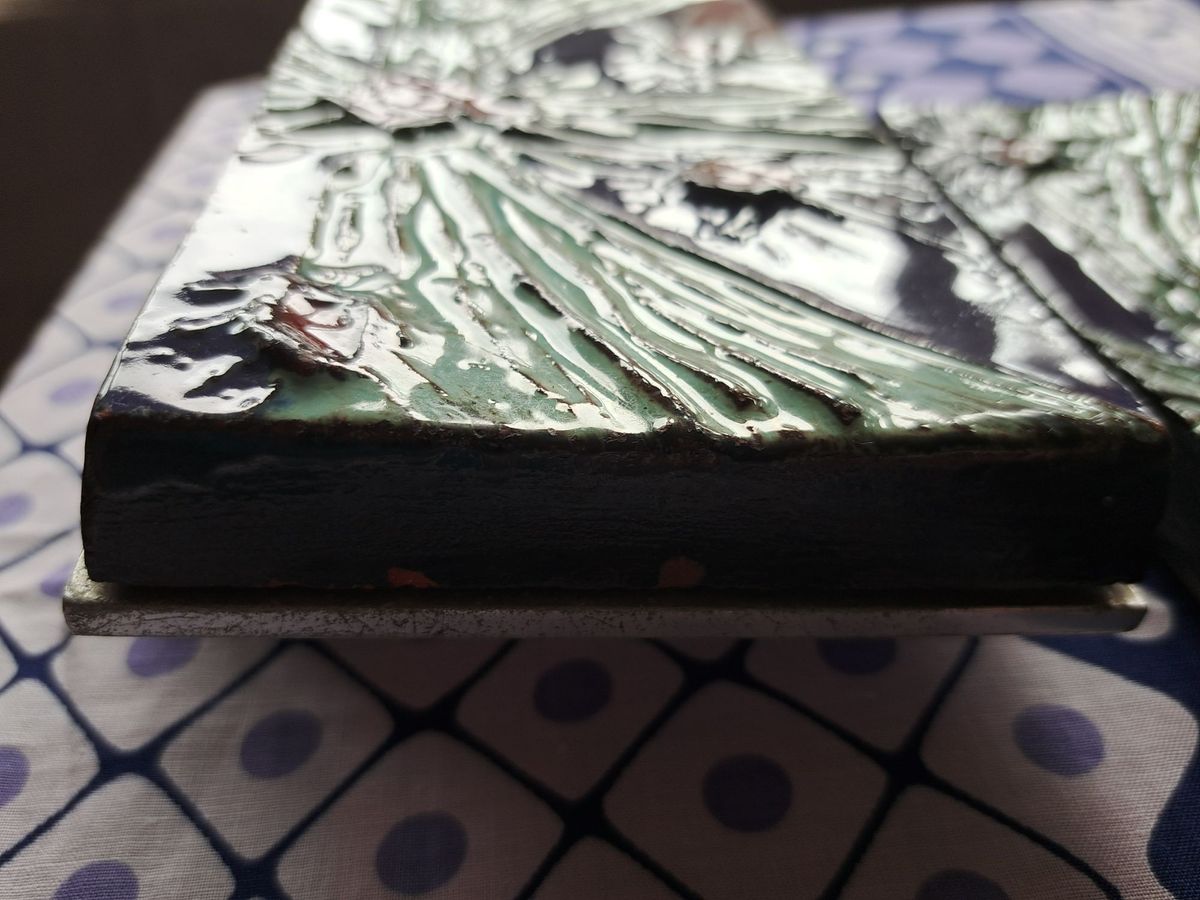 Vintage Keramiek Set: Deurgreep En Plaquette image 8
