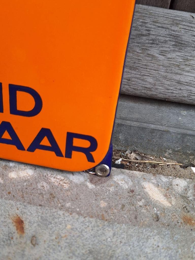 Pracht Emaille Tekstbord Uit De Luchtvaart Branche🛩 image 8
